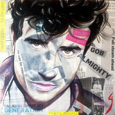 Original Pop Art Pop Culture/Celebrity Paintings by Conrad Crispin Jones