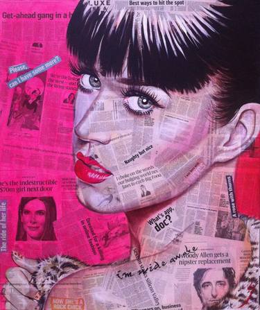 Print of Pop Art Pop Culture/Celebrity Paintings by Conrad Crispin Jones