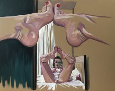 Original Documentary Nude Paintings by Conrad Crispin Jones