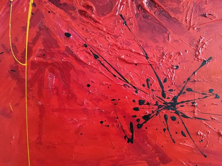 Armonie in Rosso Painting by Michael The Colorist | Saatchi Art