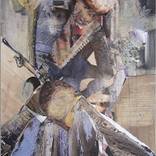 Collage -Jimi Hendrix by Guy Garnier