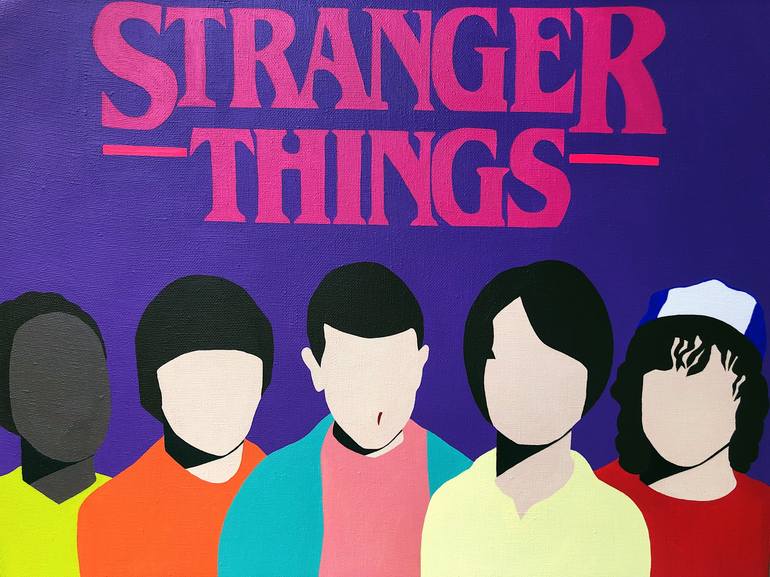 STRANGER THINGS Painting by Daria Tkacheva Saatchi Art