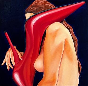 Original Figurative Erotic Paintings by Tony Smith