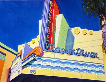 Original Architecture Paintings by Tony Smith