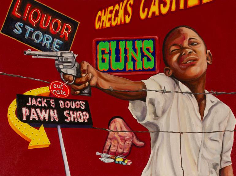 Original  Painting by tony  smith