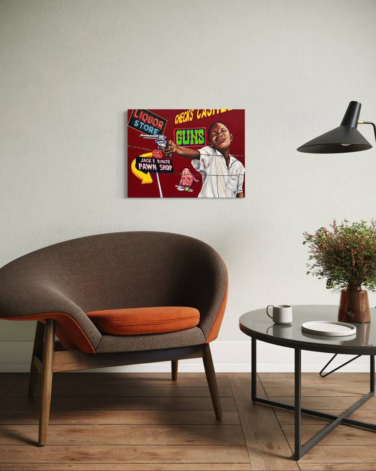 Original Impressionism People Painting by Tony  Smith