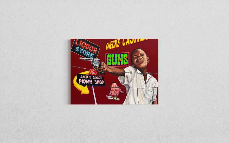 Original Impressionism People Painting by Tony  Smith