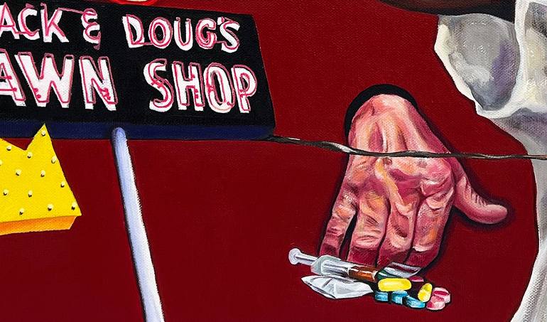 Original Impressionism People Painting by Tony  Smith