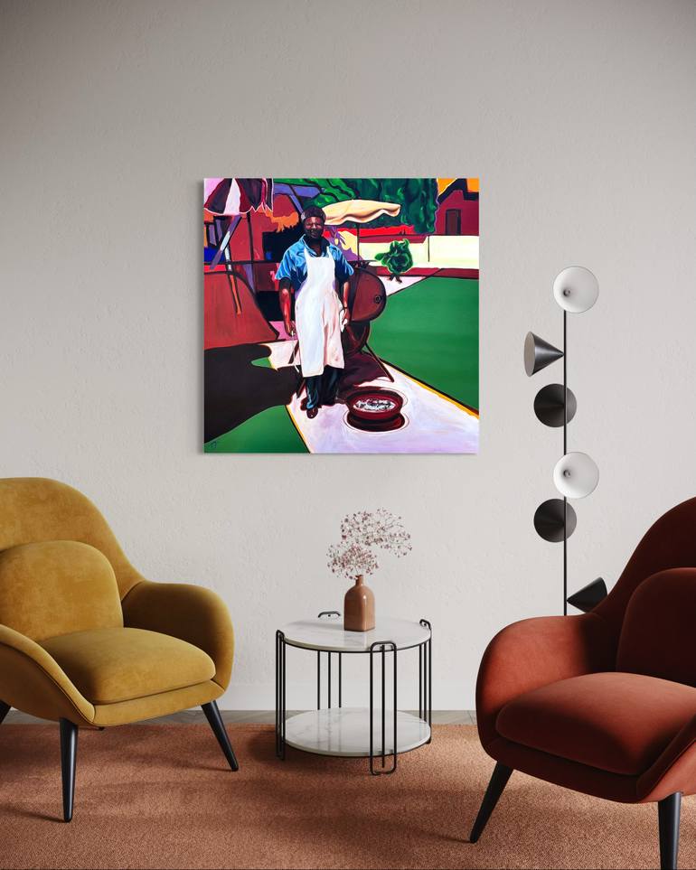 Original Contemporary People Painting by Tony  Smith