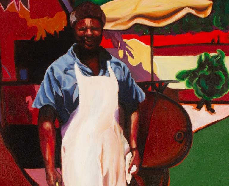 Original Contemporary People Painting by Tony  Smith