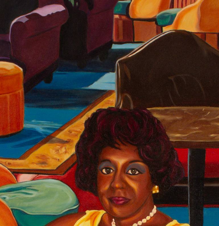 Original Conceptual People Painting by Tony  Smith