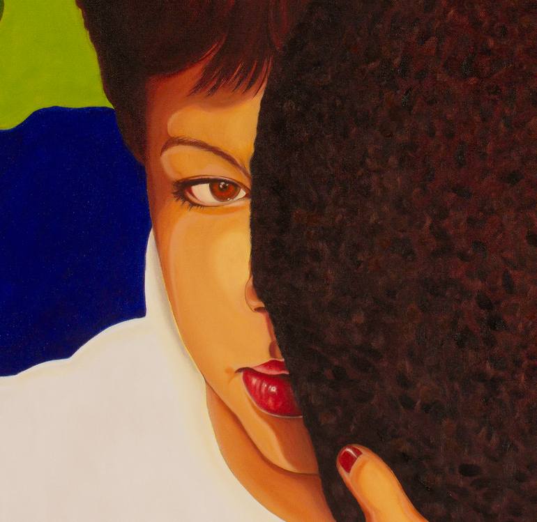 Original Color Field Painting People Painting by Tony  Smith