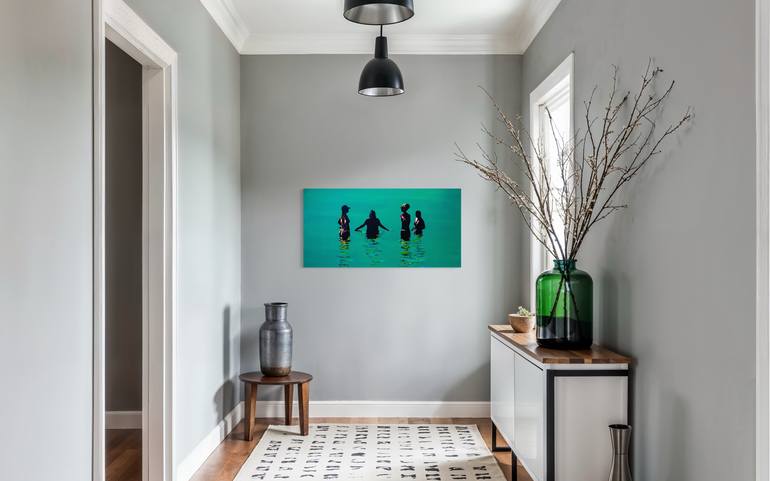 Original Conceptual People Painting by Tony  Smith