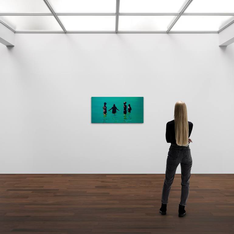 Original Conceptual People Painting by Tony  Smith