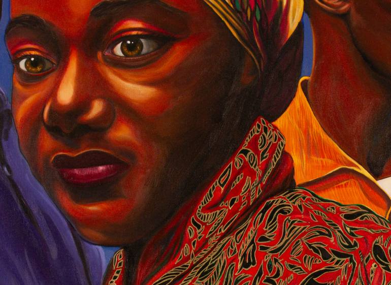 Original Conceptual People Painting by Tony  Smith