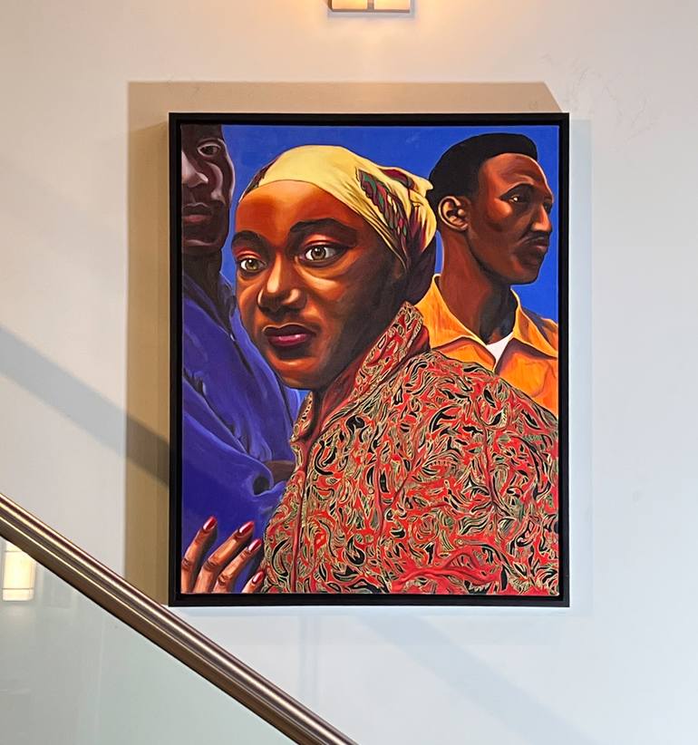 Original Conceptual People Painting by Tony  Smith
