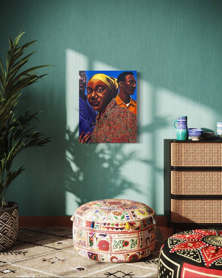 Original Conceptual People Painting by Tony  Smith