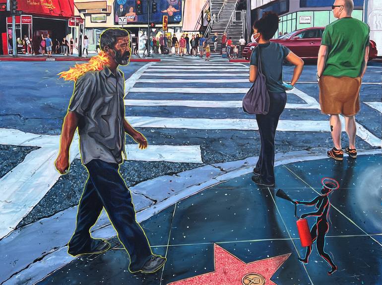 Original  Painting by tony  smith