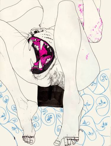 Print of Erotic Drawings by maria vladimirova