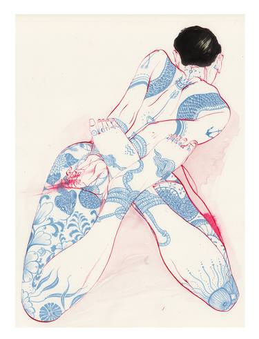 Print of Illustration Erotic Drawings by maria vladimirova
