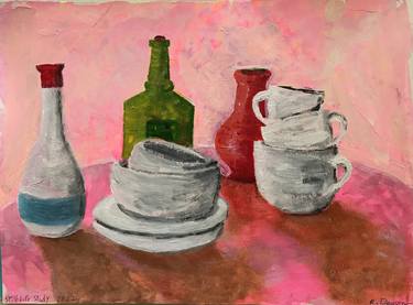 Original Expressionism Still Life Paintings by Roger Deason