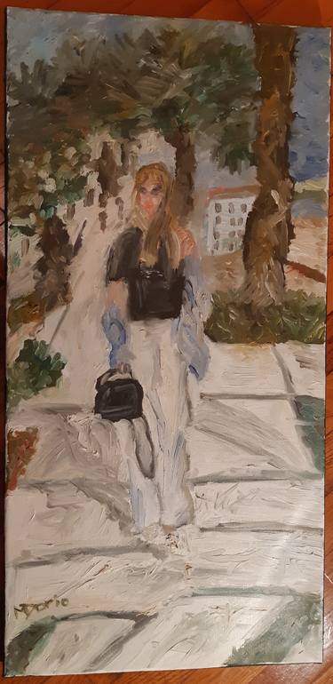 Original Impressionism Women Paintings by Dario Marinovic