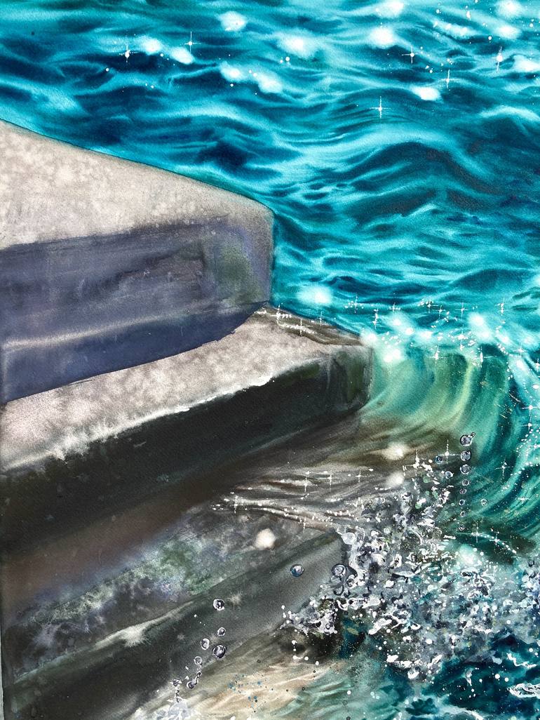 Original Realism Water Painting by Valeria Golovenkina