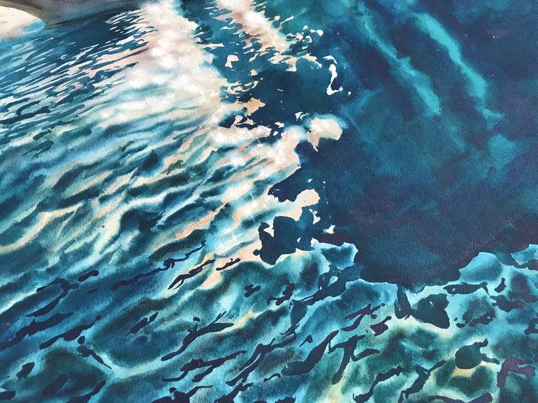 Original Realism Seascape Painting by Valeria Golovenkina