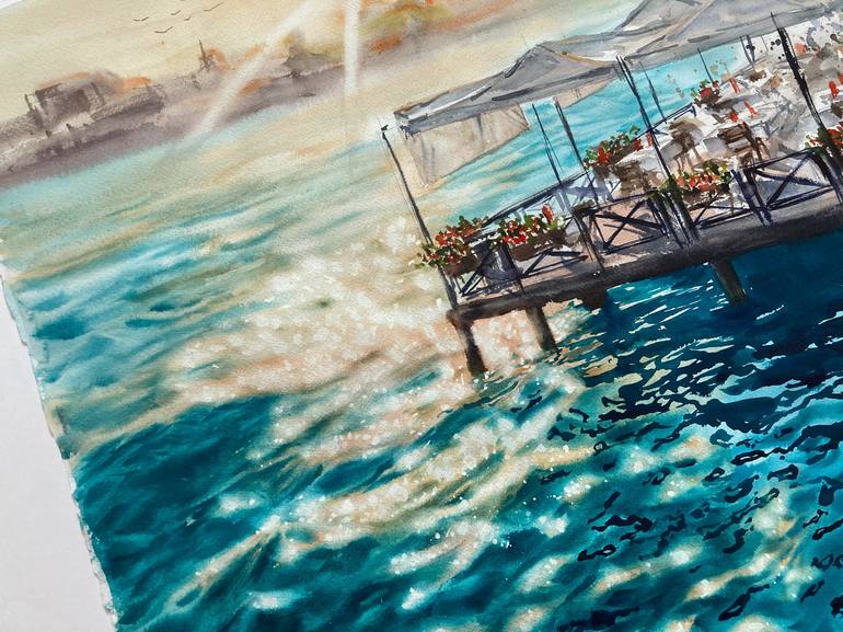 Original Seascape Painting by Valeria Golovenkina