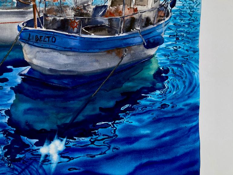 Original Impressionism Seascape Painting by Valeria Golovenkina