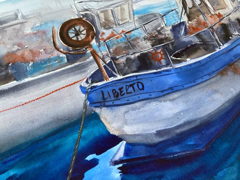 Original Impressionism Seascape Painting by Valeria Golovenkina