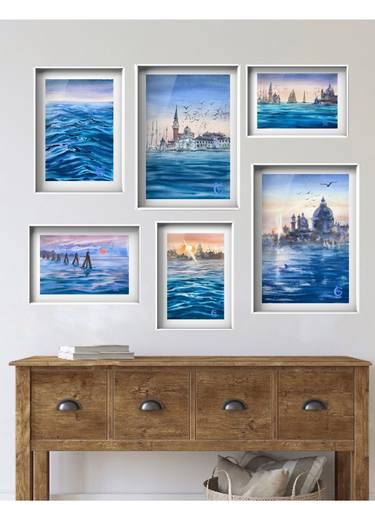 Original Seascape Paintings by Valeria Golovenkina