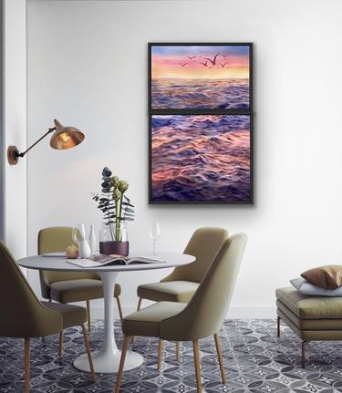 Original Impressionism Seascape Paintings by Valeria Golovenkina