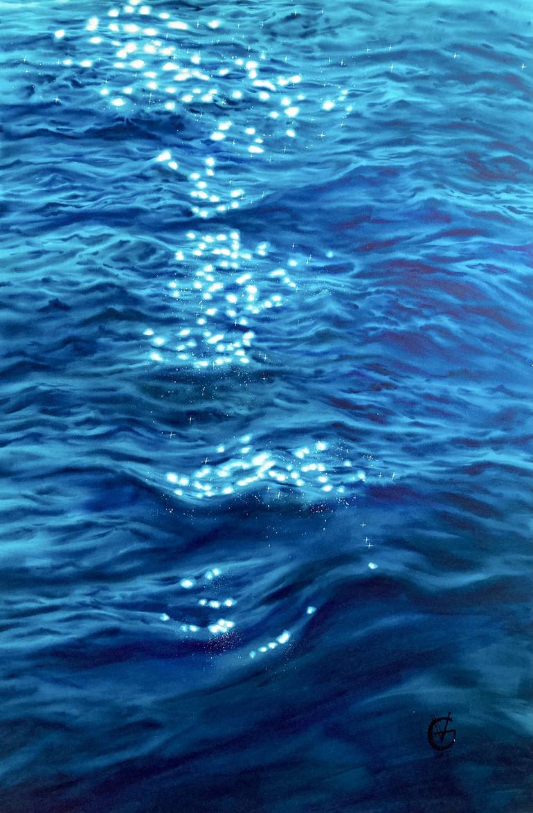 Original Realism Water Painting by Valeria Golovenkina