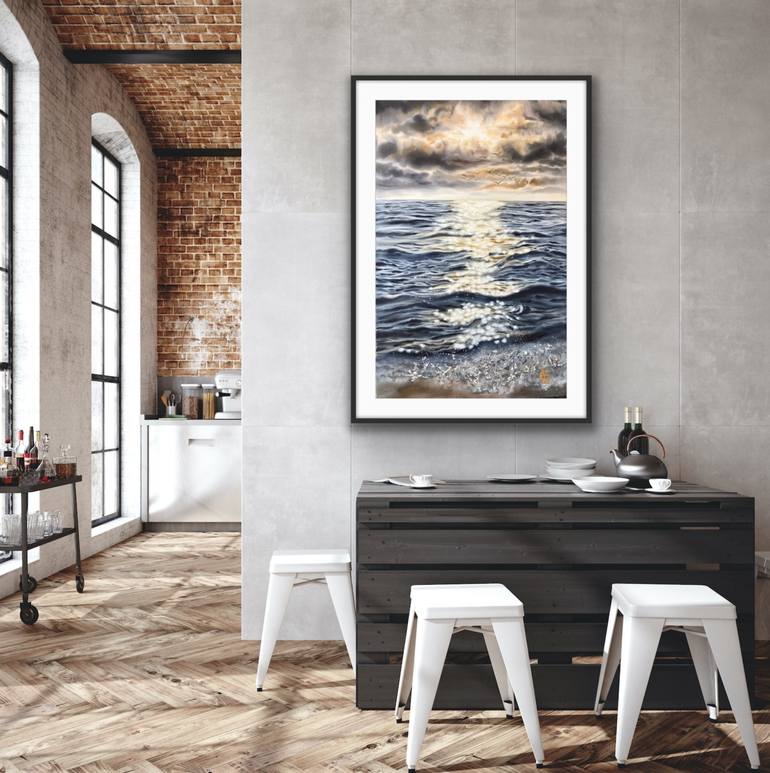 Original Seascape Painting by Valeria Golovenkina