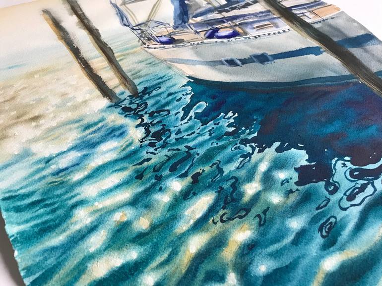 Original Seascape Painting by Valeria Golovenkina