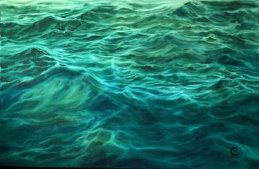 Original Fine Art Seascape Painting by Valeria Golovenkina