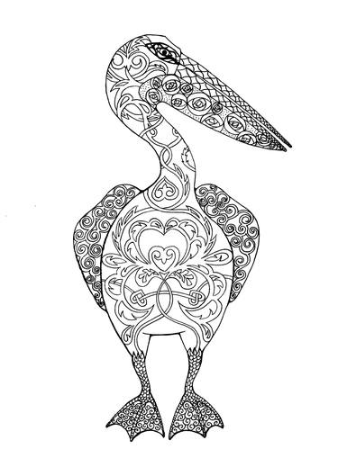 Pelican. Birds series thumb