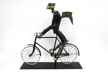Print of Bicycle Sculpture by Joshua Gold