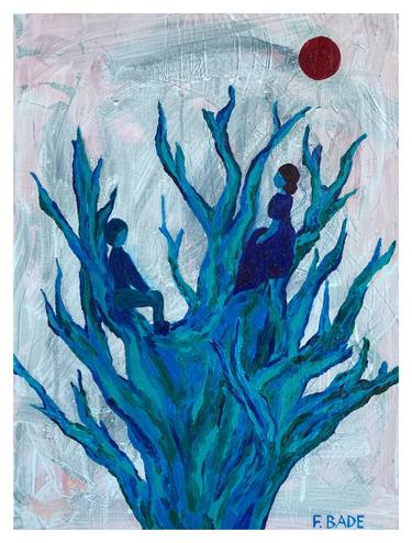 Original Expressionism Tree Paintings by Felizia Bade