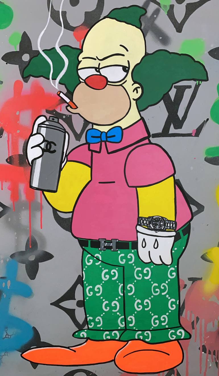 Mario X Louis Vuitton Painting by LOIC ZGS