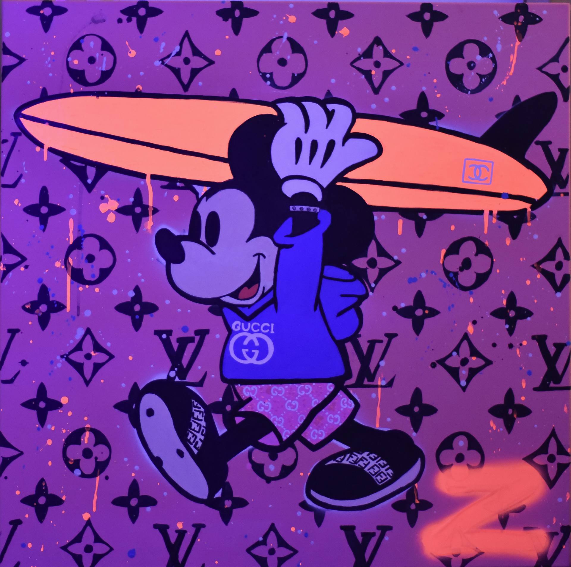 Mickey Gucci Raining