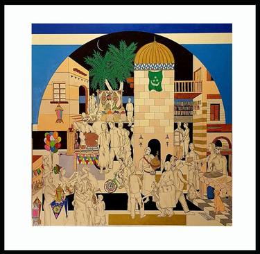 Original Religious Painting by Adel Rahoumi
