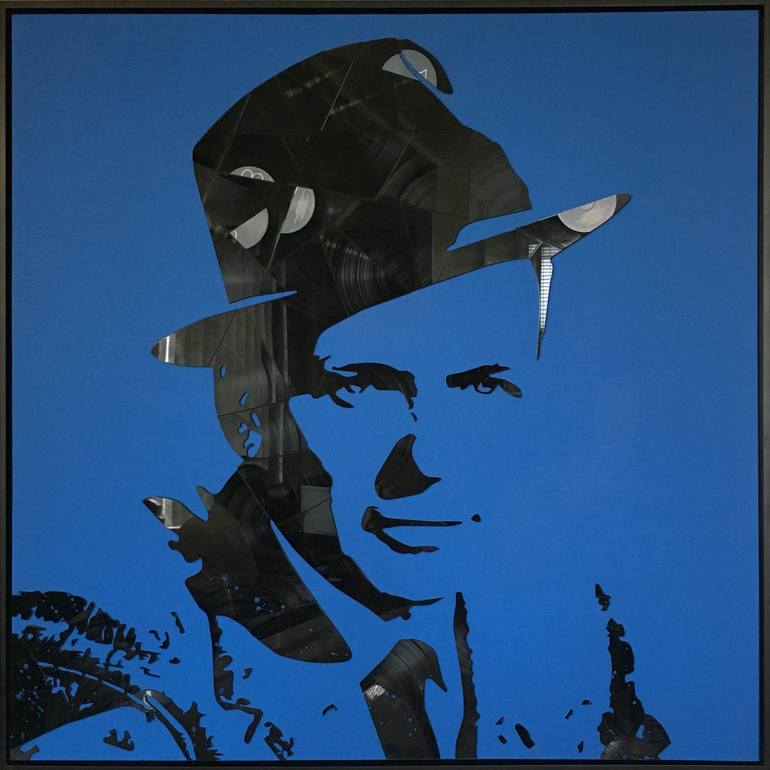 Frank Sinatra Painting by Mahyar Amiri | Saatchi Art