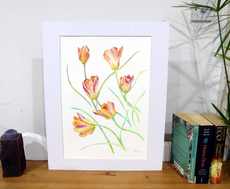 Original Contemporary Botanic Painting by Elizabeth Sadler