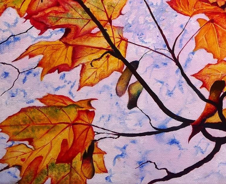 Original Contemporary Tree Painting by Elizabeth Sadler