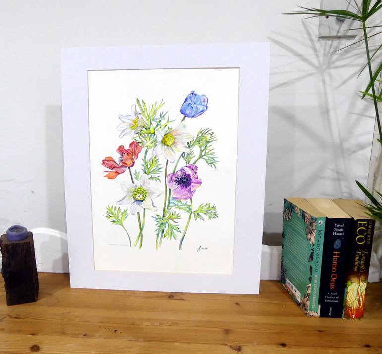Original Contemporary Botanic Painting by Elizabeth Sadler