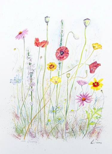 Original Fine Art Botanic Paintings by Elizabeth Sadler