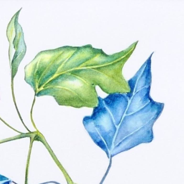 Original Fine Art Botanic Painting by Elizabeth Sadler