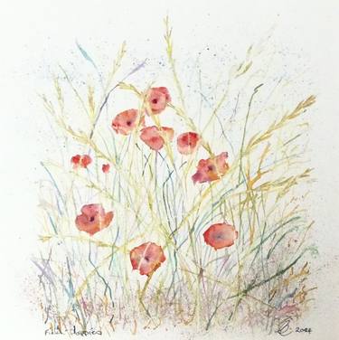 Original Contemporary Floral Paintings by Elizabeth Sadler